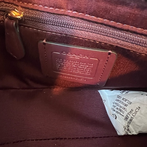 Coach Charlotte Bag Merlot - Picture 7 of 7